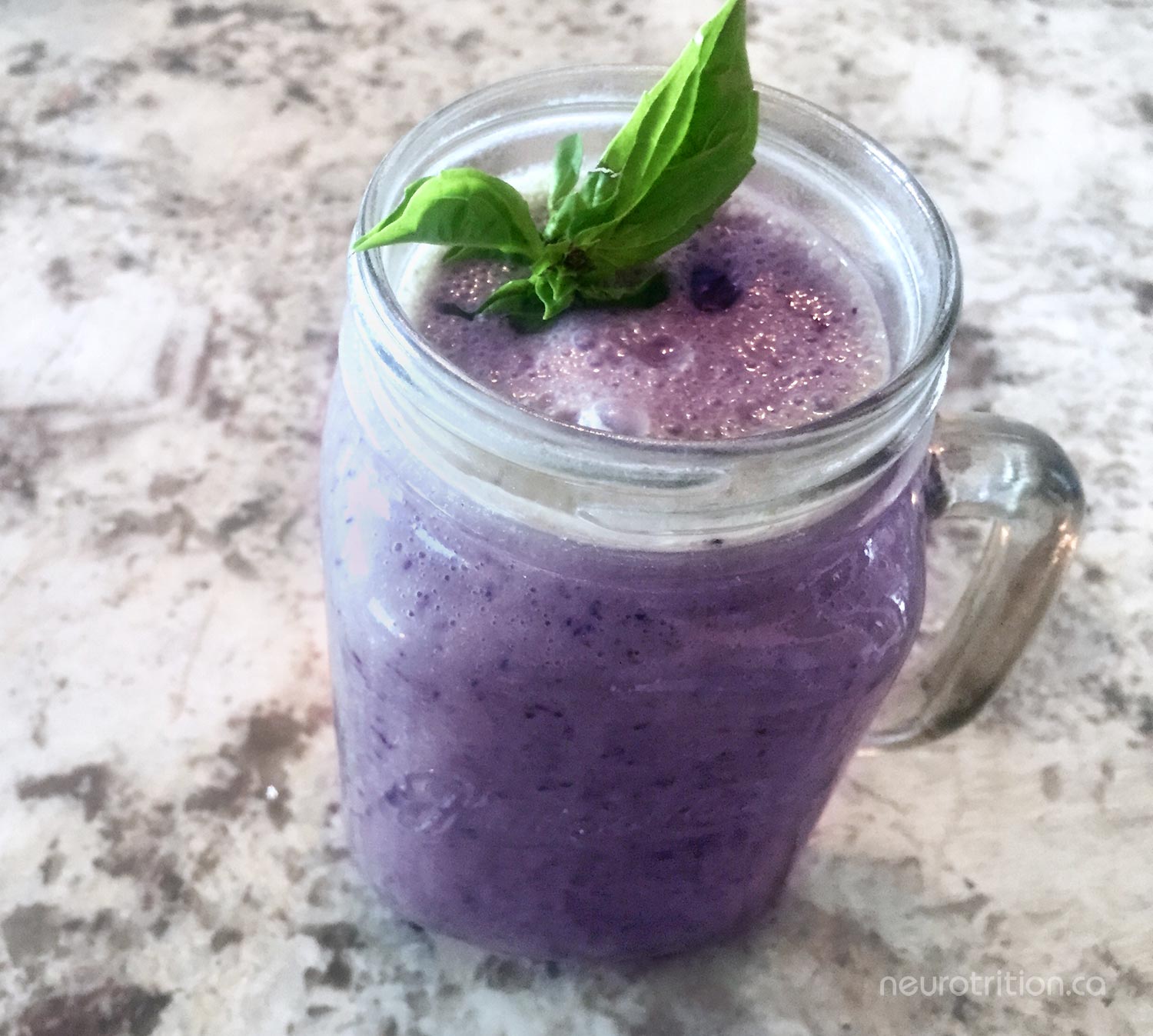 Blueberry Basil Smoothie Blueberry Basil Smoothie